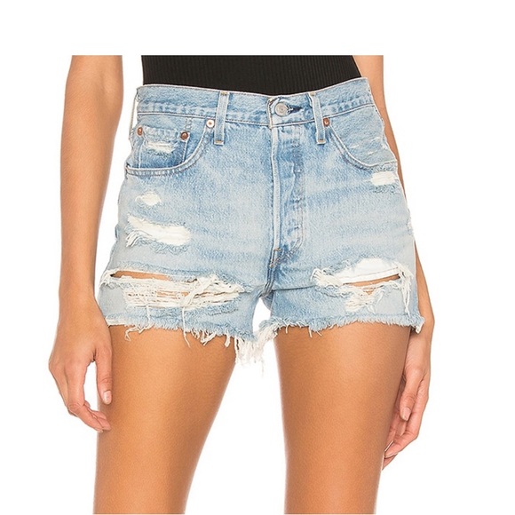 Levi’s 501 High Rise Shorts - Picture 3 of 5